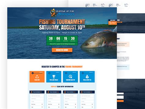 online fishing tournament websites.